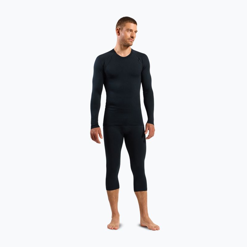Pánská termo mikina ODLO Performance Warm Bl Top Crew Neck black 2