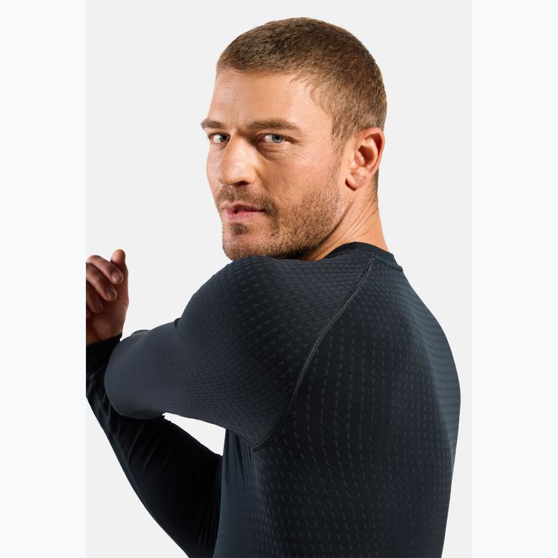 Pánská termo mikina ODLO Performance Warm Bl Top Crew Neck black 4