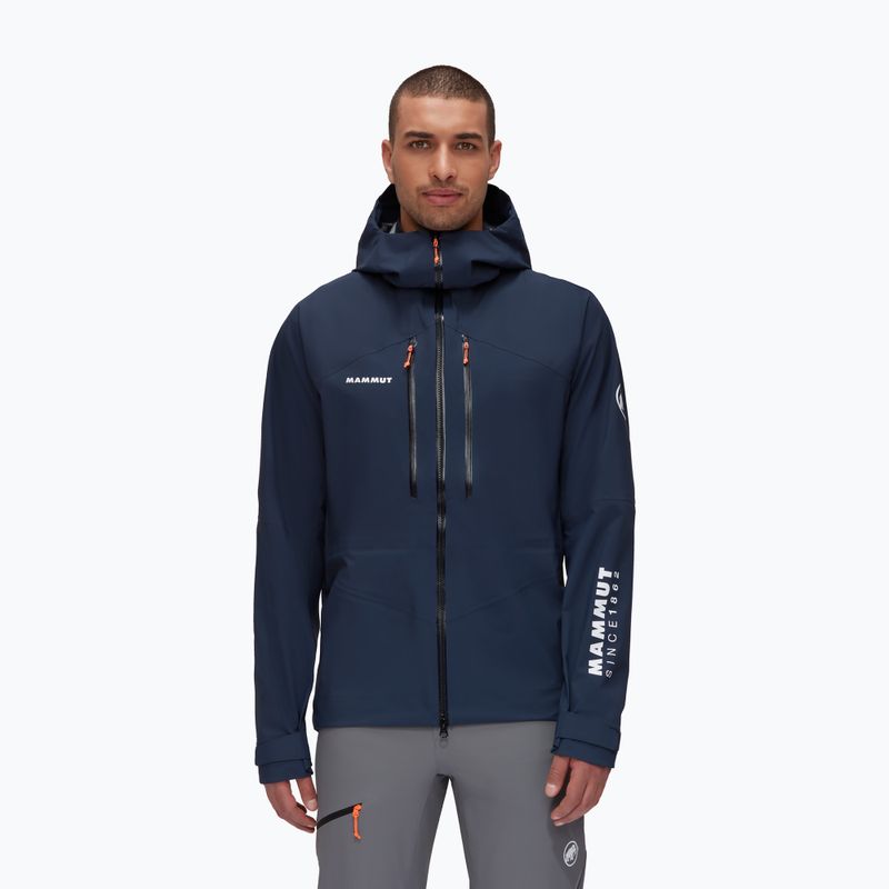 Pánská hardshell bunda MAMMUT 160 Years Taiss HS tmavě modrá