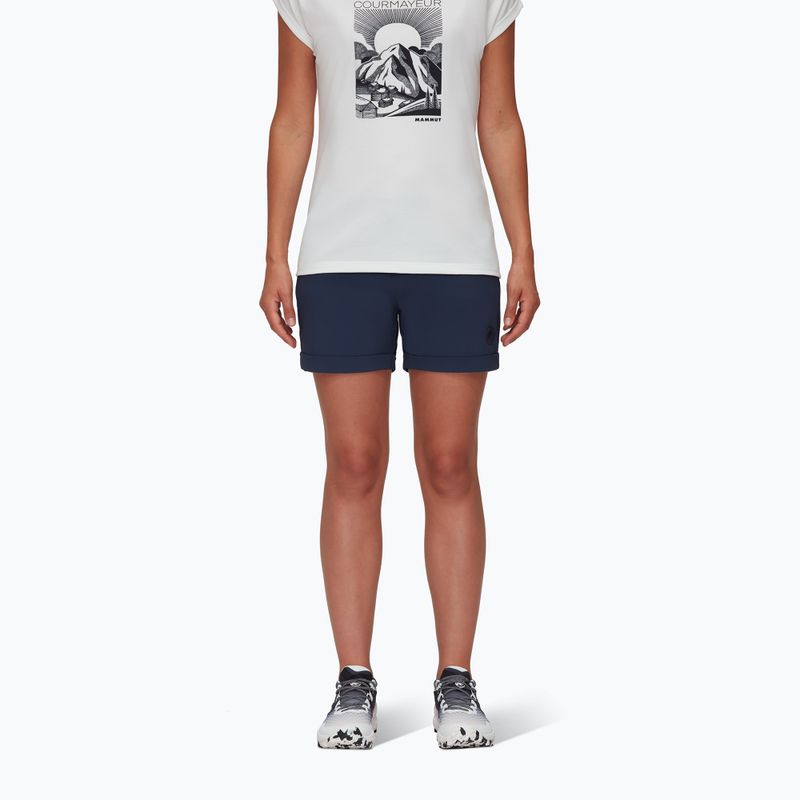 Dámské trekingové šortky Runbold Roll Cuff navy blue 1023-00700-5118-38-10 od firmy Mammut
