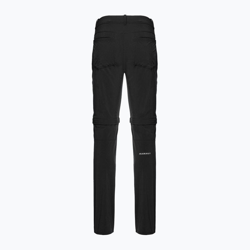 Dámské trekové kalhoty MAMMUT Runbold Zip Off černé 5