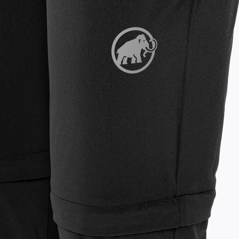 Dámské trekové kalhoty MAMMUT Runbold Zip Off černé 7