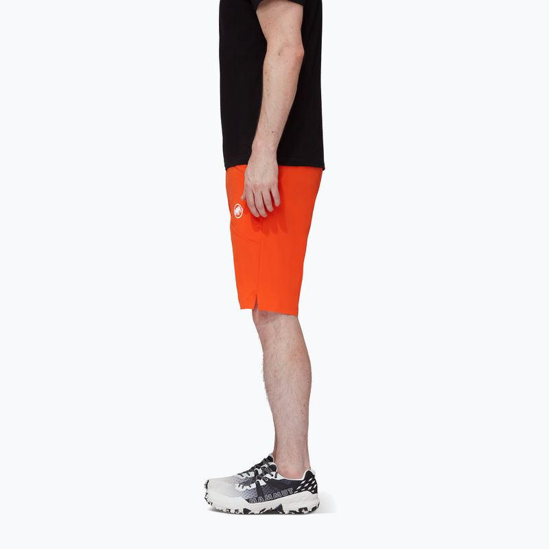 Pánské trekové kraťasy MAMMUT Aenergy Light SO oranžové 2