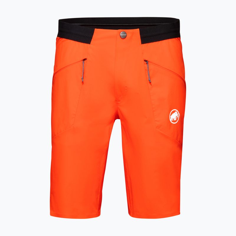 Pánské trekové kraťasy MAMMUT Aenergy Light SO oranžové 4