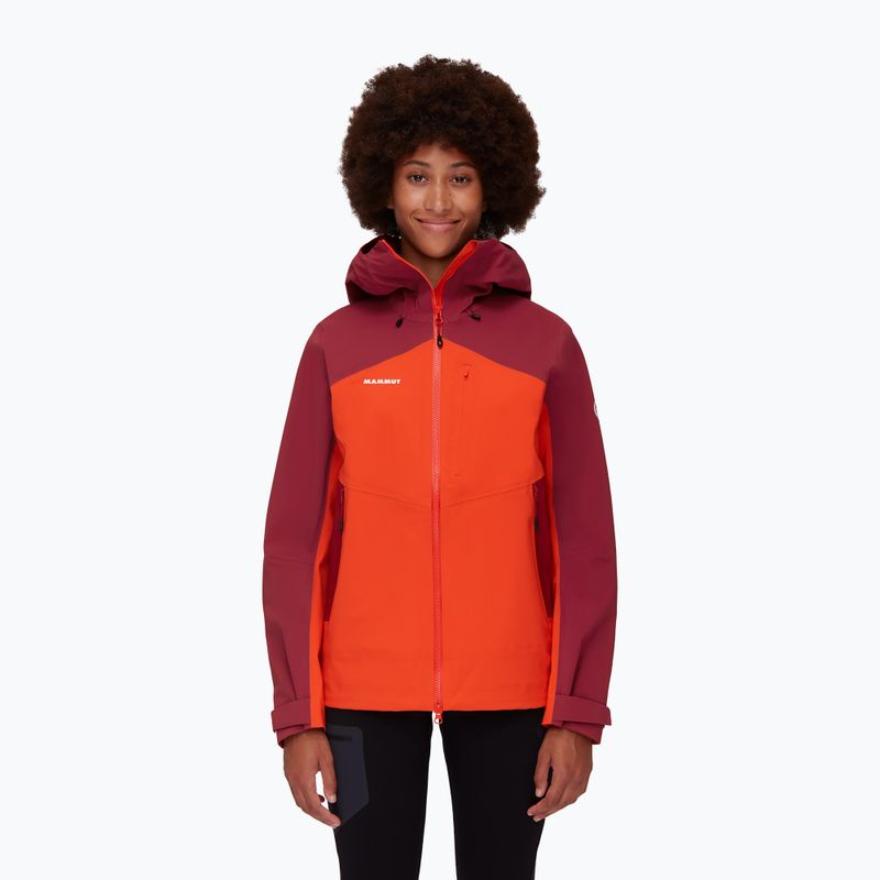 Dámská hardshell bunda MAMMUT Alto Guide HS červená
