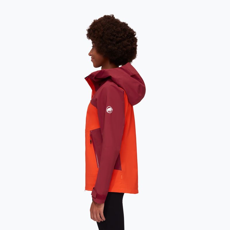 Dámská hardshell bunda MAMMUT Alto Guide HS červená 3