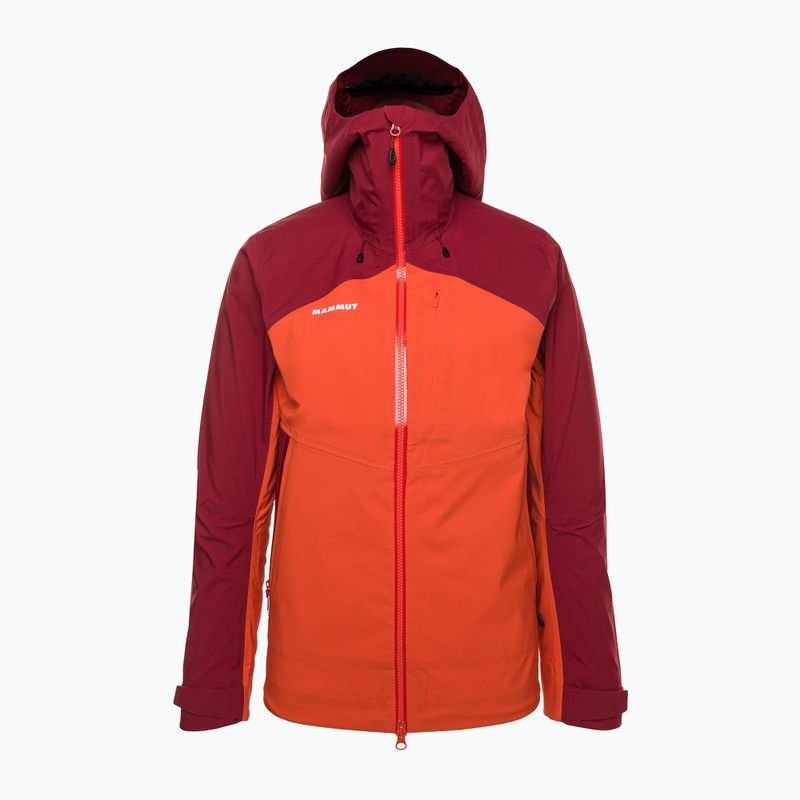 Dámská hardshell bunda MAMMUT Alto Guide HS červená 4