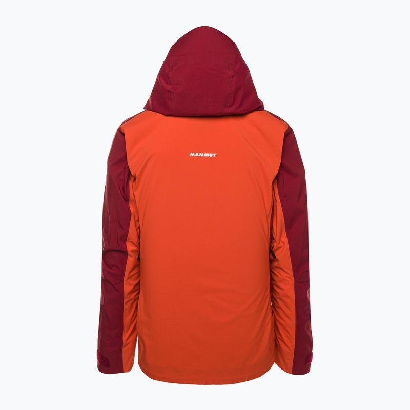 Dámská hardshell bunda MAMMUT Alto Guide HS červená 5