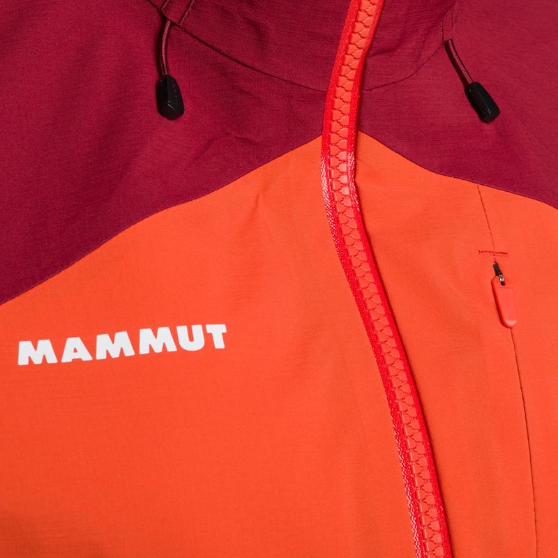 Dámská hardshell bunda MAMMUT Alto Guide HS červená 6