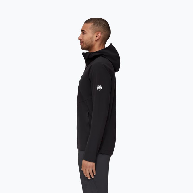 MAMMUT Ultimate Comfort SO pánská softshellová bunda černá 3