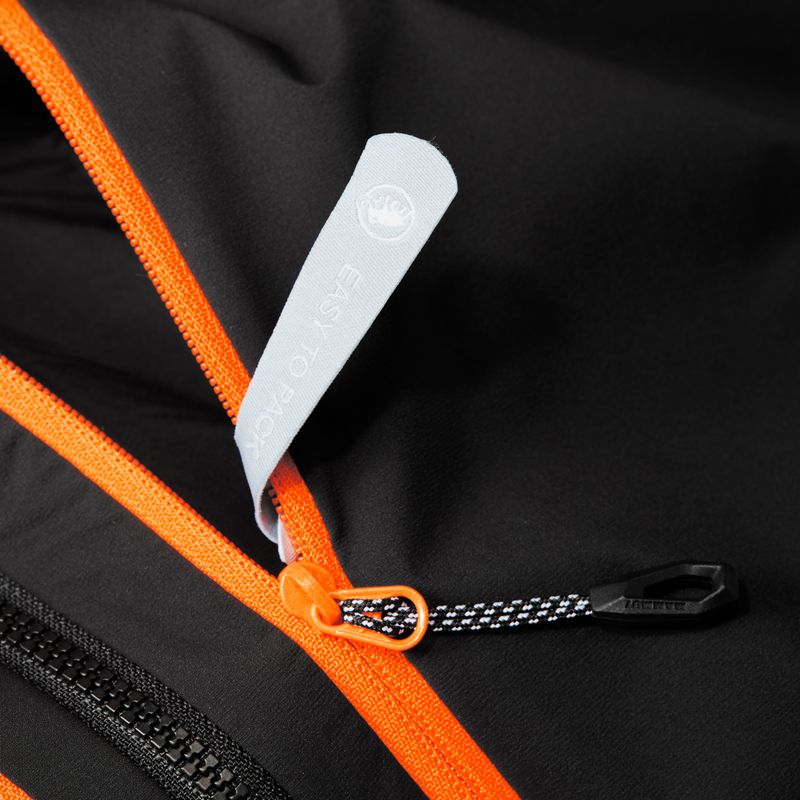 Pánská bunda MAMMUT Aenergy IN Hybrid black and orange 6