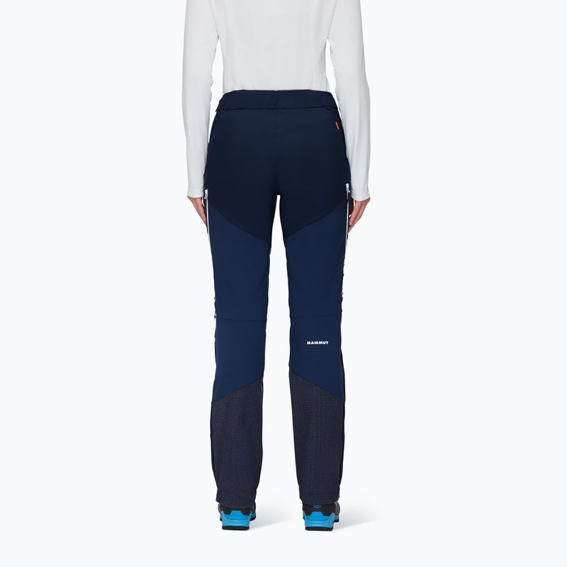 Dámské softshellové kalhoty MAMMUT Aenergy IN Hybrid navy blue 4