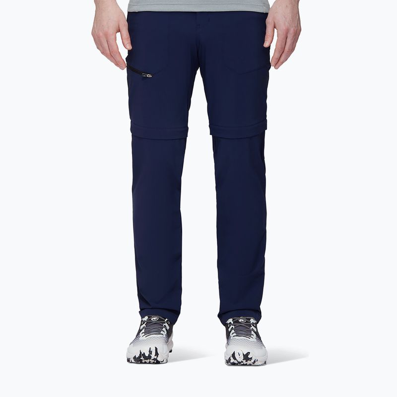 Pánské trekingové kalhoty Runbold Zip Off navy blue 1022-01690-5118-50-10 od firmy Mammut