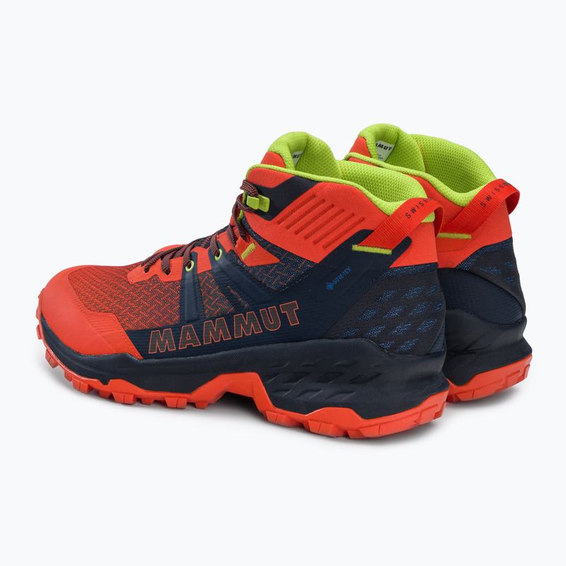Pánské trekové boty MAMMUT Sertig II Mid GTX red 3