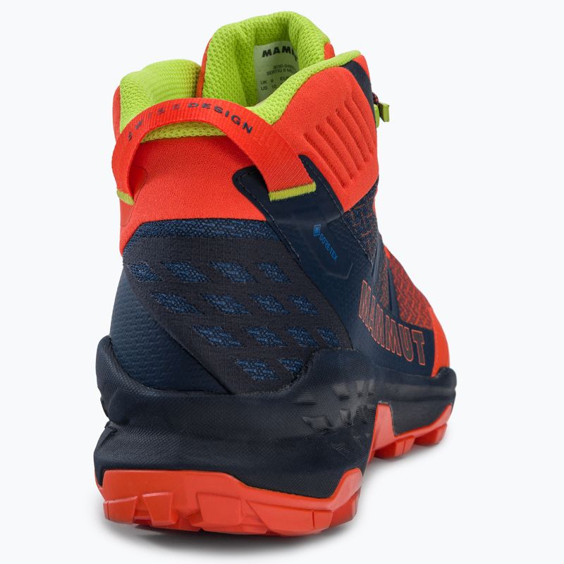 Pánské trekové boty MAMMUT Sertig II Mid GTX red 8