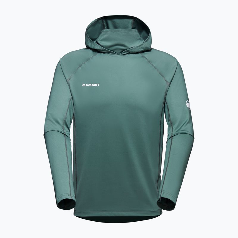 Pánské trekové tričko Mammut Selun FL Sun Hoody zelené 1016-01420-40236-114 5