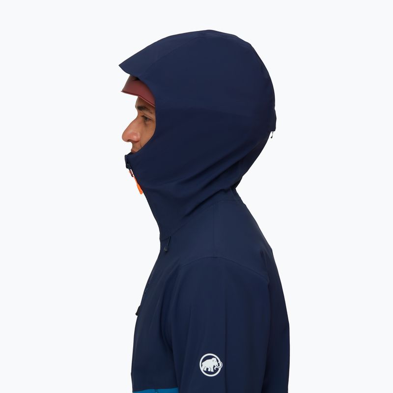 Mammut Alto Guide HS Pánská bunda do deště s kapucí tmavě modrá 1010-29560-50554-115 4