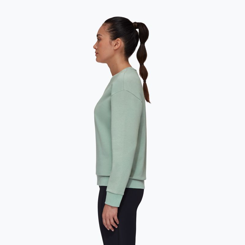 Mammut dámská trekingová mikina Core ML Crew Neck Logo zelená 1014-04070-4100-114 2