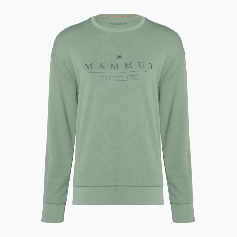 Mammut dámská trekingová mikina Core ML Crew Neck Logo zelená 1014-04070-4100-114 4