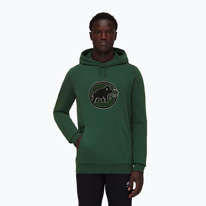 Pánská trekingová mikina Mammut ML Hoody Circle zelená