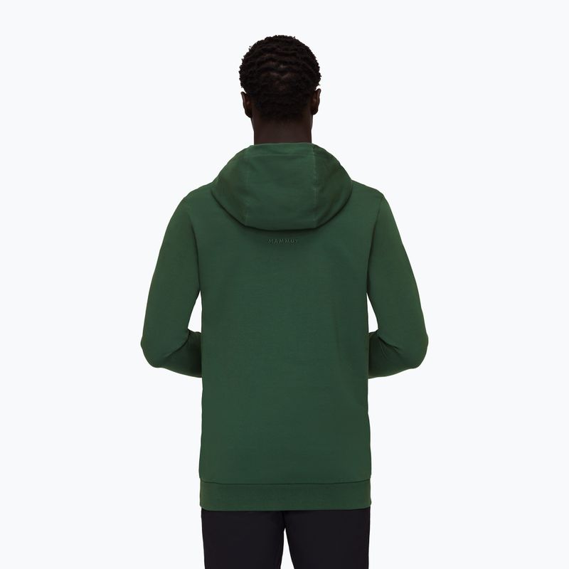 Pánská trekingová mikina Mammut ML Hoody Circle zelená 3
