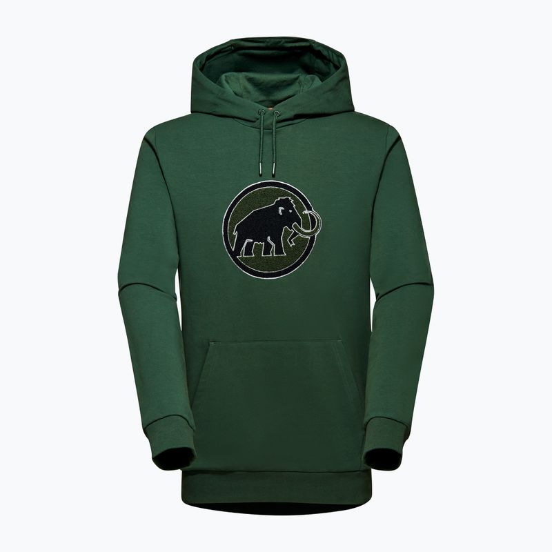 Pánská trekingová mikina Mammut ML Hoody Circle zelená 7