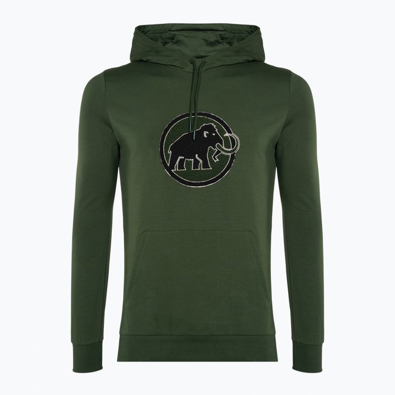 Pánská trekingová mikina Mammut ML Hoody Circle zelená 4
