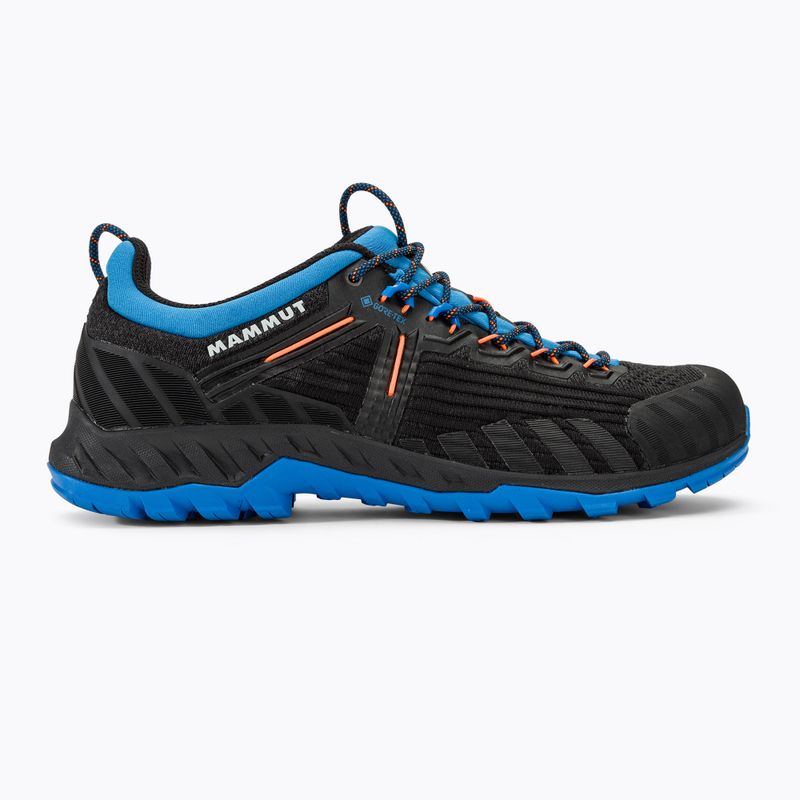 Pánská přístupová obuv Mammut Alnasca Knit III Low GTX black/glacier blue 2