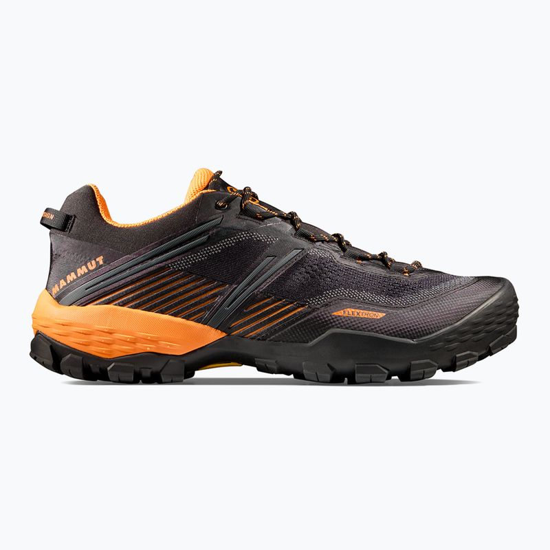 Pánské trekové boty Mammut Ducan II Low GTX black/ dark tangerine