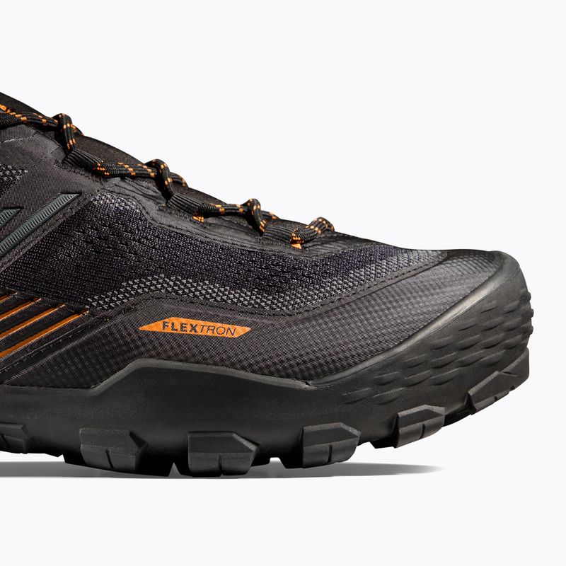 Pánské trekové boty Mammut Ducan II Low GTX black/ dark tangerine 9