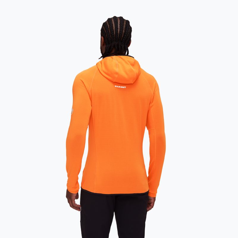 Pánská trekingová mikina Mammut Aenergy Light ML Hooded dark tangerine/black 2