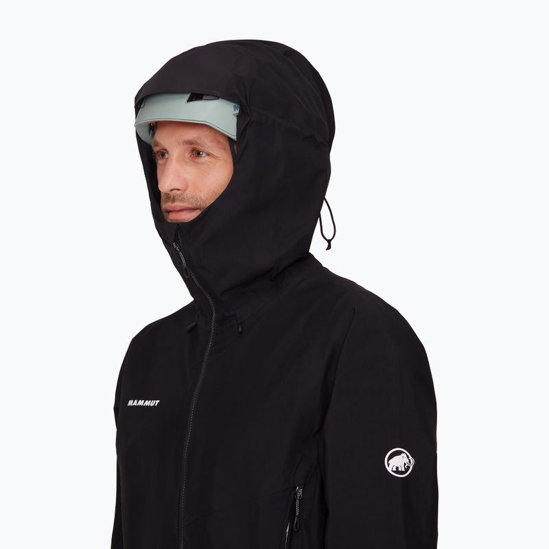 Pánská bunda do deště  Mammut Crater IV HS Hooded black 4