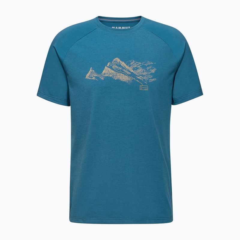 Pánské trekové tričko Mammut Mountain Finsteraarhorn deep ice 4