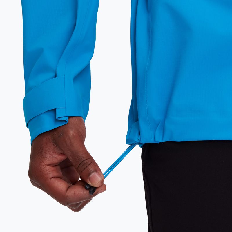 Pánská bunda do deště Mammut Taiss HS s kapucí glacier blue 7