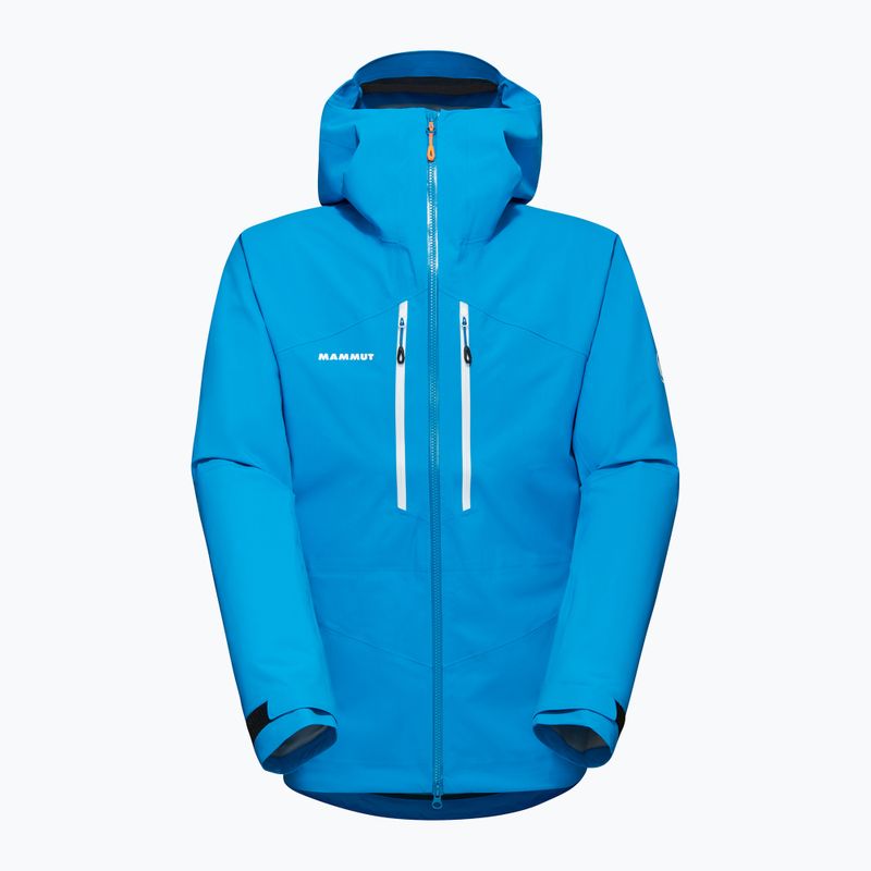 Pánská bunda do deště Mammut Taiss HS s kapucí glacier blue 9