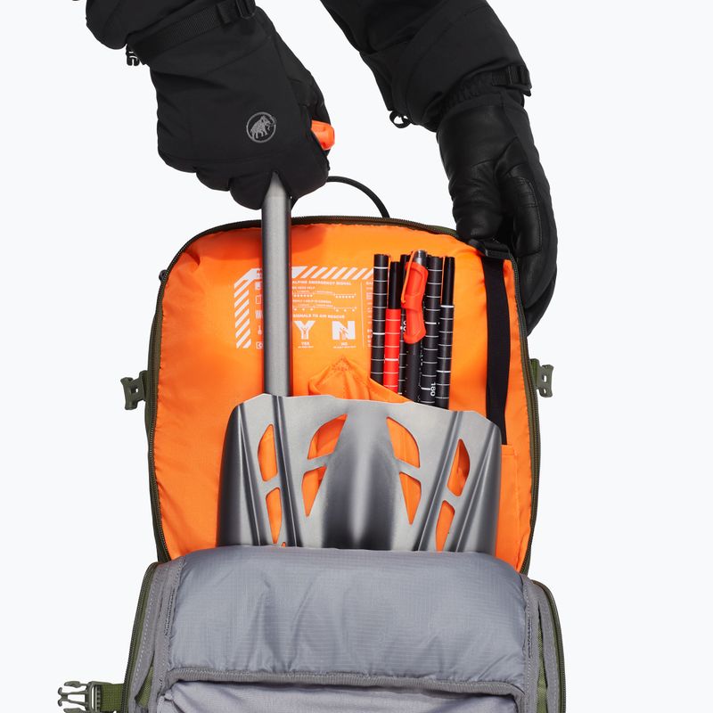 Skialpinistický batoh Mammut Nirvana 22 l marsh/black 4
