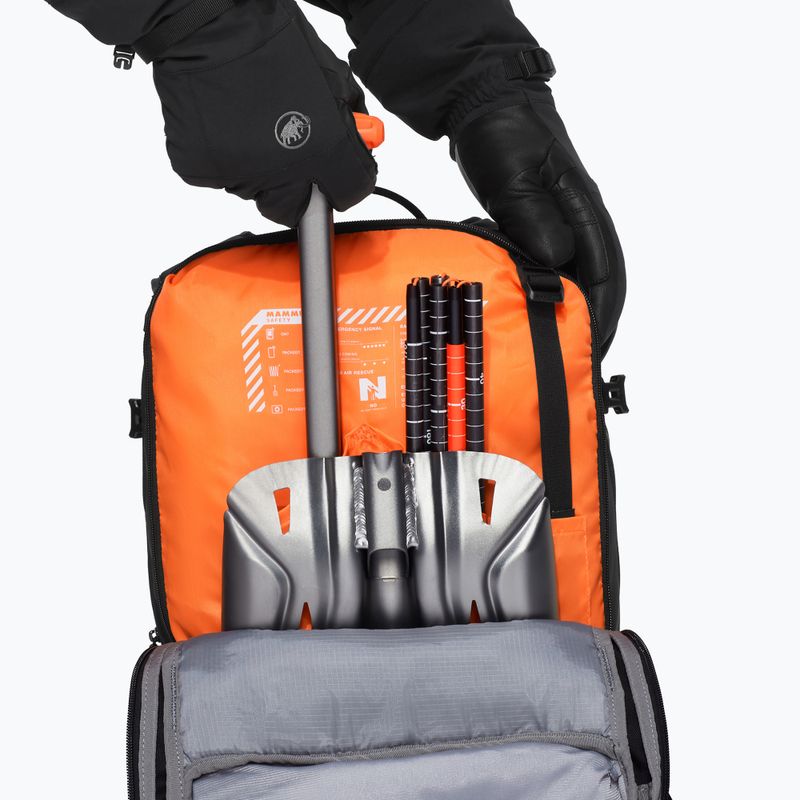 Skialpinistický batoh   Mammut Nirvana 28 l black 4