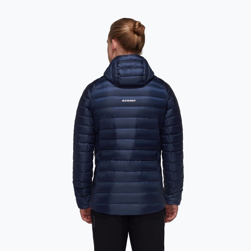 Pánská péřová bunda Mammut Broad Peak IN Hooded marine black 2