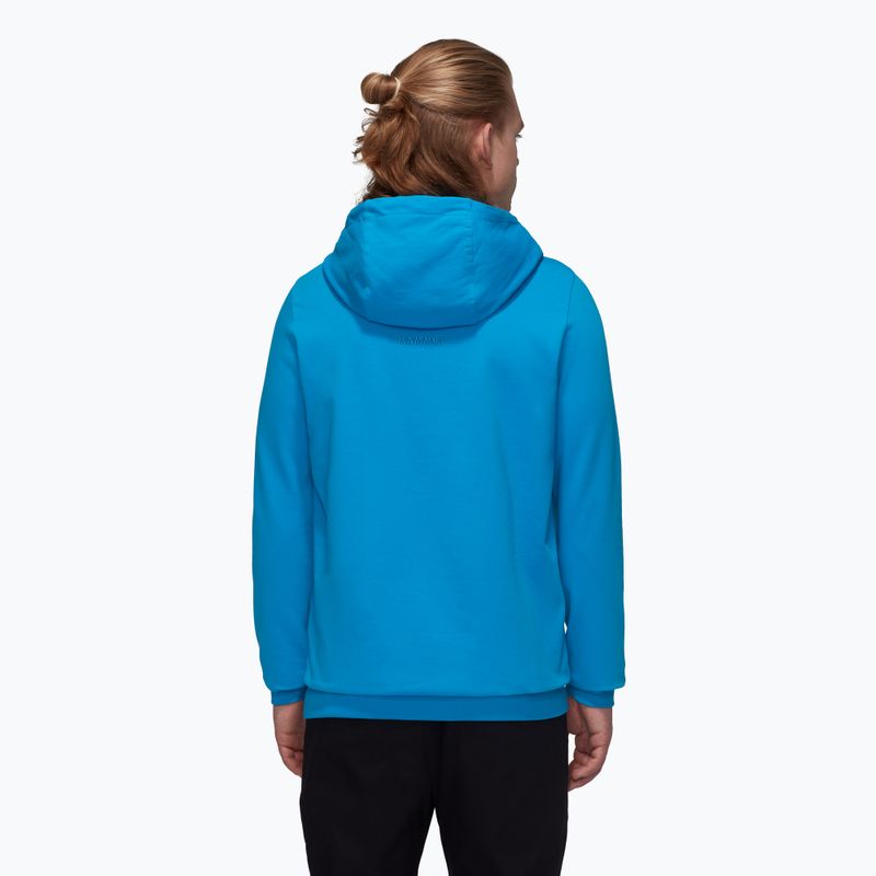 Pánská mikina Mammut ML Hoody Logo glacier blue 2