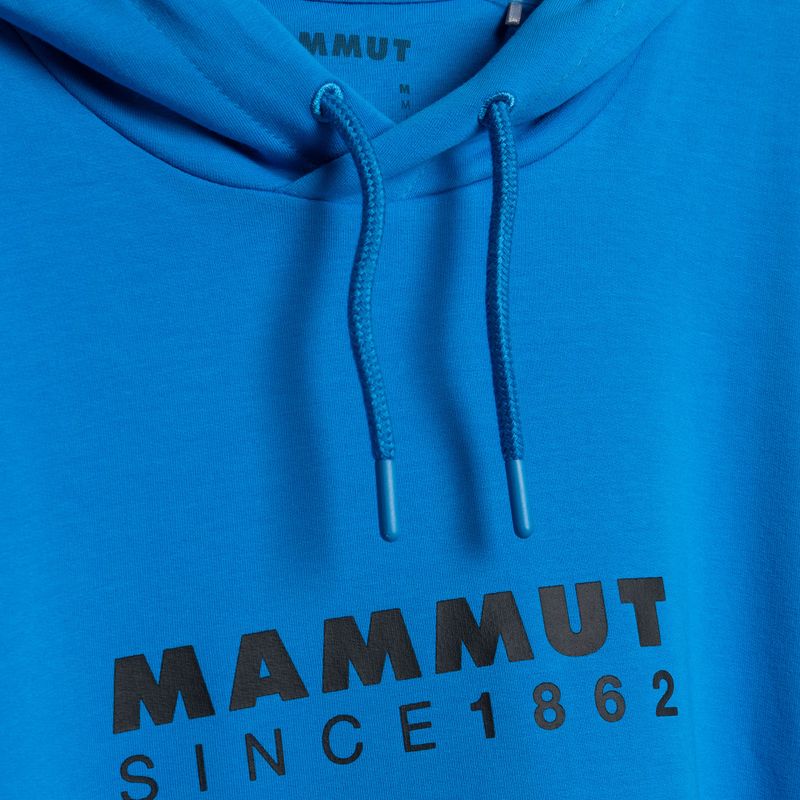 Pánská mikina Mammut ML Hoody Logo glacier blue 7