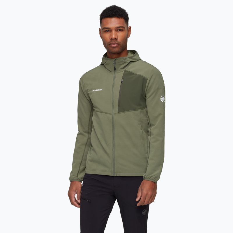 Dámská trekingová mikina Mammut Madris Light ML Hooded marsh