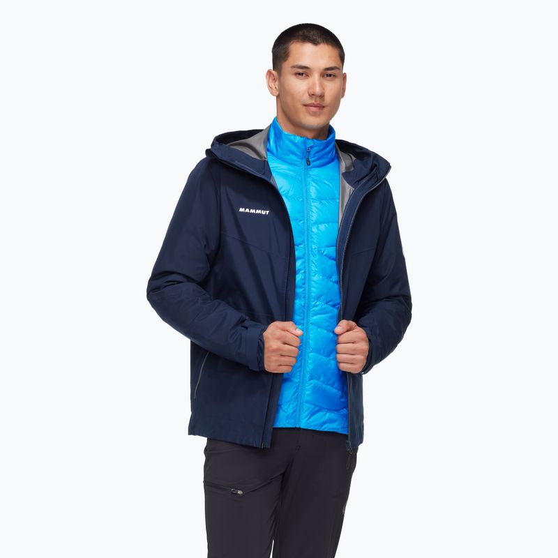 Pánská bunda 3 v 1 Mammut Convey 3 in 1 HS Hooded marine/ glacier blue