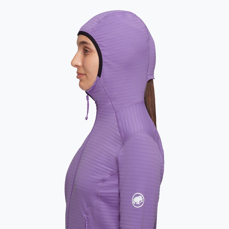 Dámská trekingová mikina Mammut Taiss Light ML Hooded lavandin black 4