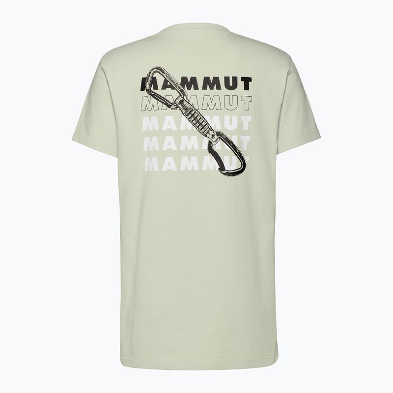 Pánské tričko Mammut Massone Quickdraw silver sage 5