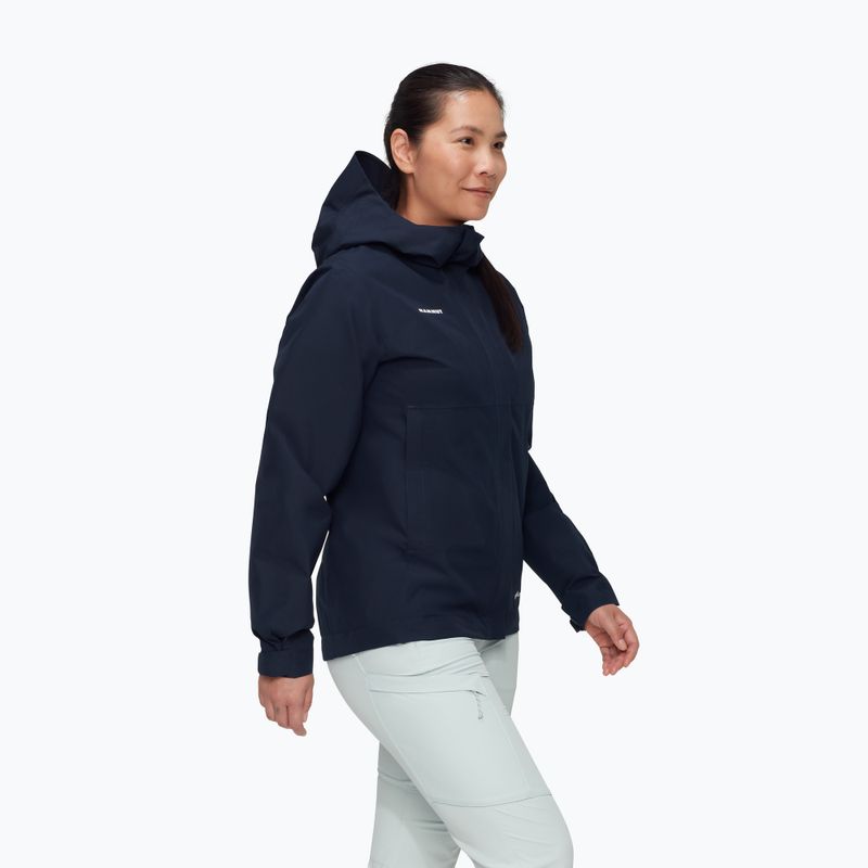Dámská bunda do deště Mammut Treeline Light HS Hooded Marine 3