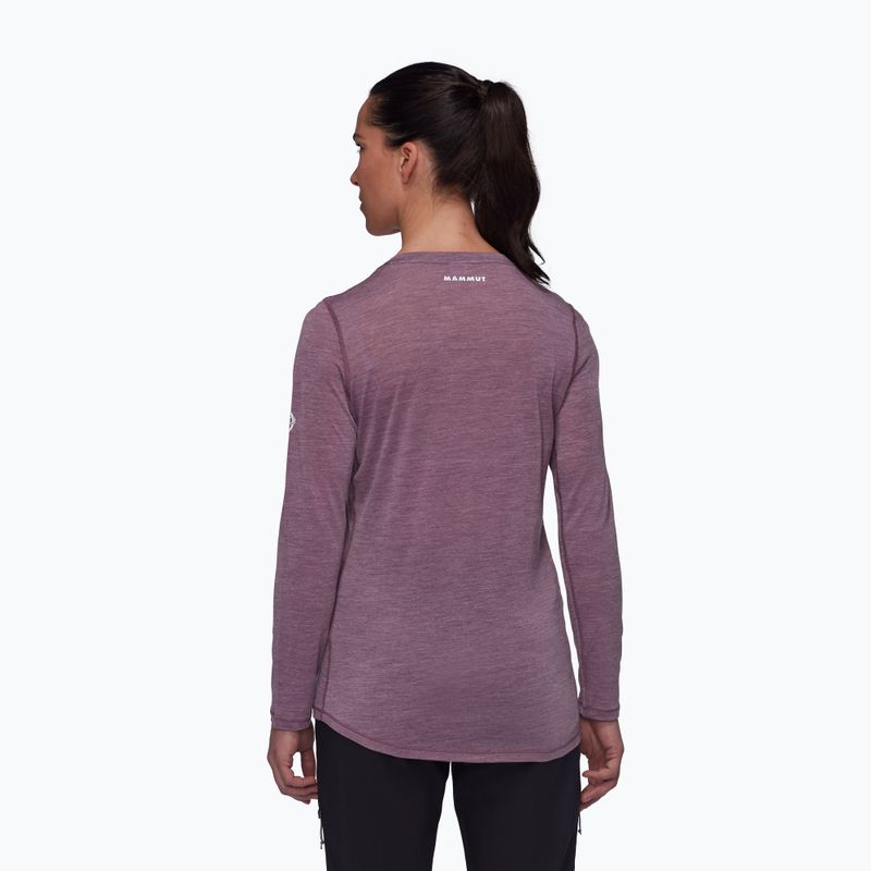 Dámské tričko Longsleeve Mammut Tree Wool FL flux melange 01700 2