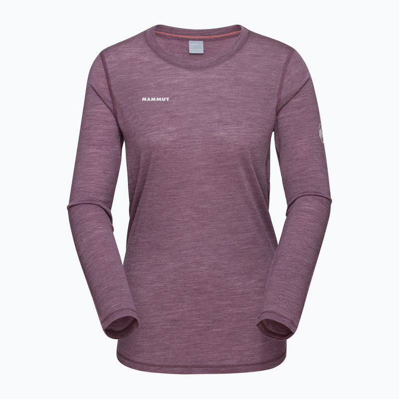 Dámské tričko Longsleeve Mammut Tree Wool FL flux melange 01700