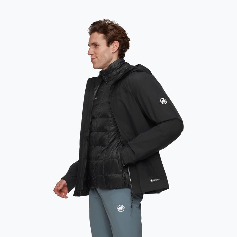 Pánská bunda 3v1 Mammut Treeline 3 in 1 HS Hooded Jacket Men black/black 3