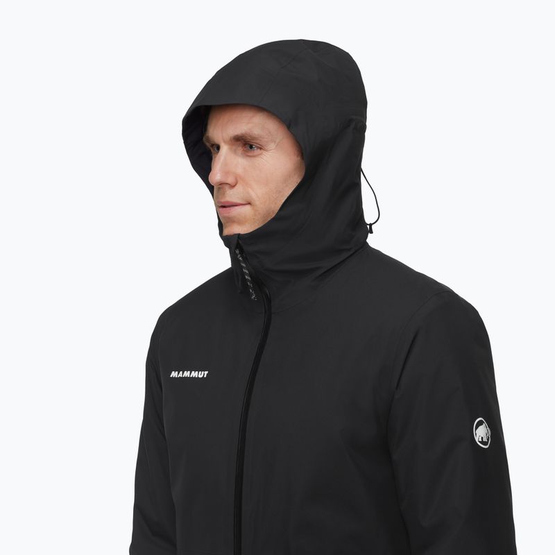 Pánská nepromokavá bunda Mammut Linard HS Thermo Hooded Jacket Men black 4