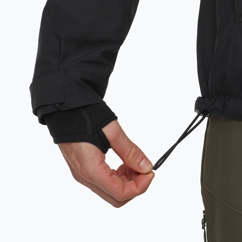 Pánská nepromokavá bunda Mammut Linard HS Thermo Hooded Jacket Men black 6